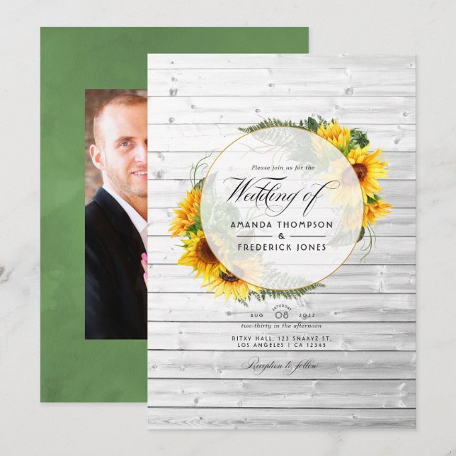 Convite Casamento de Castela-do-Sol (Frente/Verso)