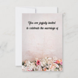 Convite Casamento de Celebração