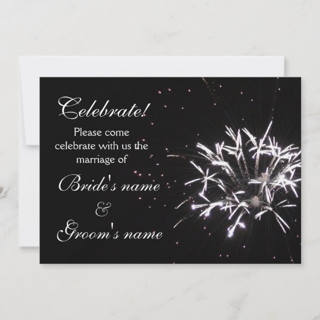 Convite Casamento de Celebração (Frente)
