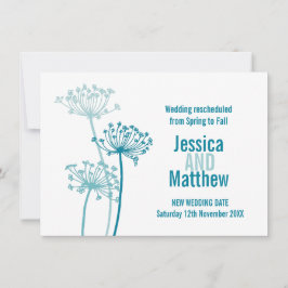 Convite Casamento de cereais reprogramado com cabeças de f