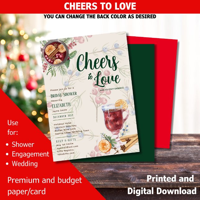 Convite Casamento de Chás de vinho com Mata-Vinho Mata de  (Criador carregado)