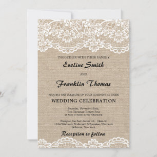 Convite Casamento de chic com arromba e local