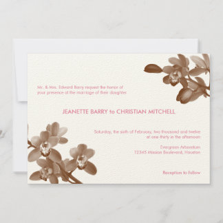 Convite Casamento de chic no jardim moderno com o amante r