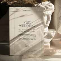 Casamento de Cinzas Clássicas de Luxo Elegante