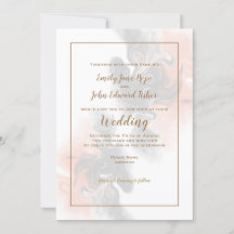 Casamento de Cinzas suaves e de pêssegos/Tipografi