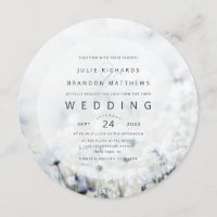 Casamento de Círculo de Flores Selvagens que Espal