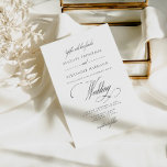 Convite Casamento de Clássica de Vintage<br><div class="desc">Este Convite para Casamento Elegante de Caligrafia Vintage Clássica — uma mistura requintada de atração vintage e elegância eterno. Projetado para coordenar com a coleção de convites de casamento "Augusta". Para alterar os detalhes, clique em "Detalhes". Para mover o texto ou alterar o tamanho, a fonte ou a cor, clique...</div>
