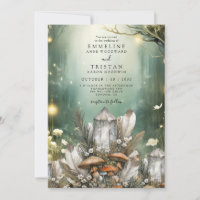 Casamento de Cogumelos com Cristais Florestais Enc