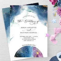 Casamento de Constelações Celestiais Elegantes Mod