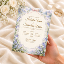 Casamento de Conto de Fadas Azul Caprichoso