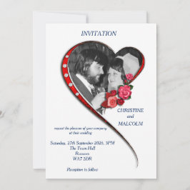 Convite Casamento de Coração Insuflável