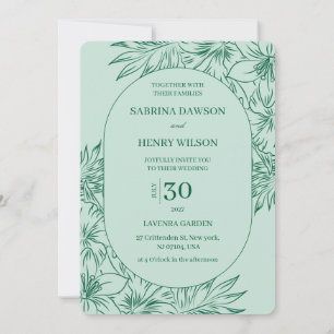 Convite Casamento de Cores Elegantes, Claras e Escuras