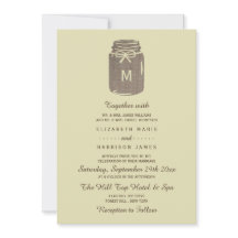 Casamento de Country Burlap Mason Jar