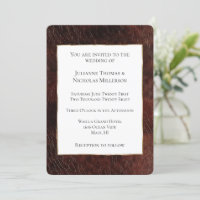 Casamento de Couve Castanho-de-Couro-Castanho