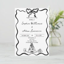 Casamento de Desenho de Mão