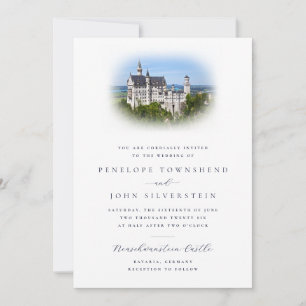 Convite Casamento de Destino com Sobreposição de Foto de C