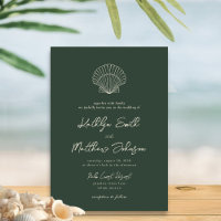 Casamento de Destino da Praia do Moss Green Modern