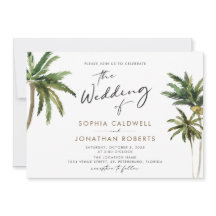 Casamento de Destino de Palmas Tropicais