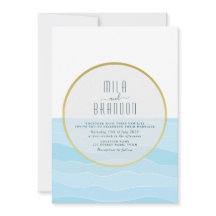 Casamento de Destino de Praia Minimalista