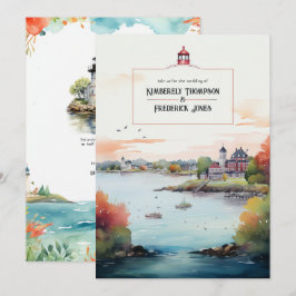Convite Casamento de Destino em Newport, Rhode Island