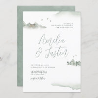 Casamento de Destino Externo das Montanhas de Aqua