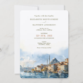 Convite Casamento de Destino na Turquia em Istambul