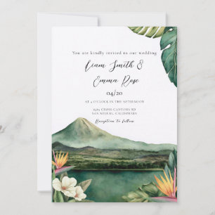Convite Casamento de Destino Tropical na Costa Rica
