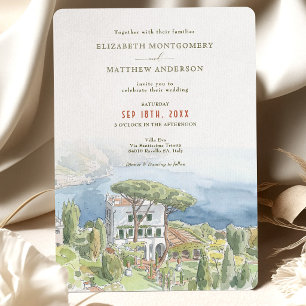 Convite Casamento de Destino Villa Eva Ravello Itália