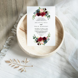 Convite Casamento de Diamantes da Caligrafia Russa