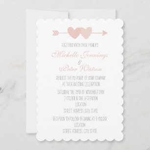 Convite Casamento de Dois Corações