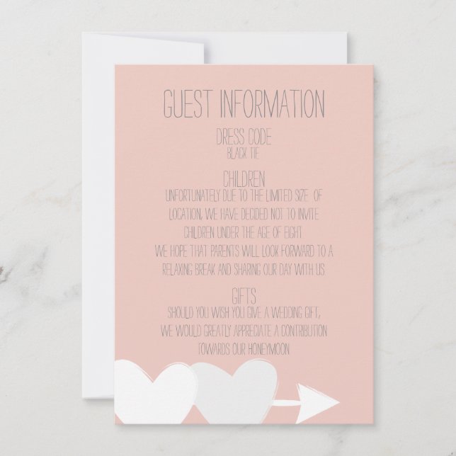 Convite Casamento de Dois Corações (Frente)