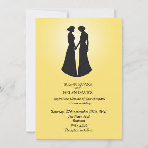 Convite Casamento de duas noivas