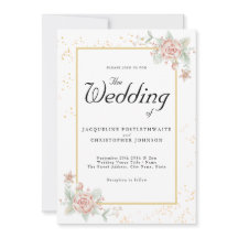 Casamento de Dusty Pink Peony Chic Floral