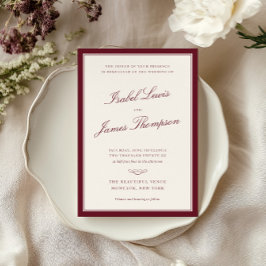 Convite Casamento de Elegância Atemporal