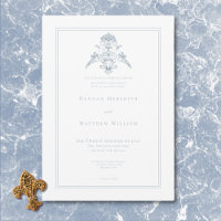 Casamento de Elegante Dusty Blue Chinoiserie Cheru