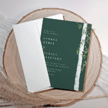 Casamento de Emerald Birch Árvore Aspen Greenery