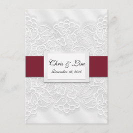 Convite Casamento de Escrituras de Bíblia Vermelha Profund