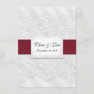 Convite Casamento de Escrituras de Bíblia Vermelha Profund