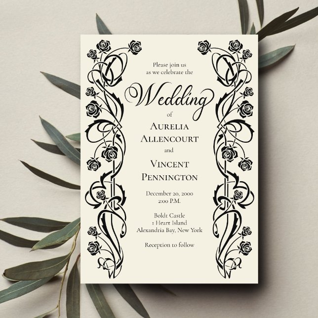 Convite Casamento de Espadas Reais Medieval (Criador carregado)