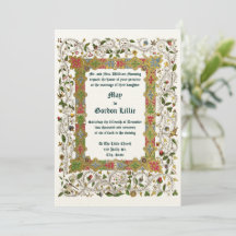 Casamento de Estilo Medieval Era Vitoriana 1883