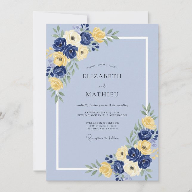 Convite Casamento de Eucalipto com Creme de Manteiga de Ce (Frente)
