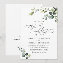 Casamento de Eucalipto Elegante com Vegetação em A