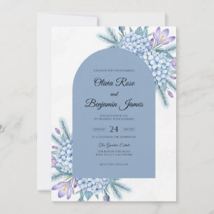 Convite Casamento de Eucalipto Jacinto Vinca