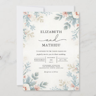 Convite Casamento De Farinha Botânica De Molho