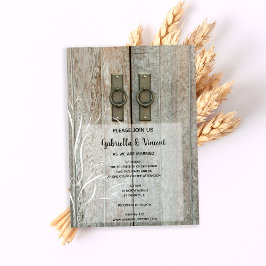 Convite Casamento de Fazenda do País das Portas Duplas