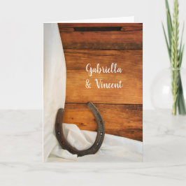 Convite Casamento de Ferradura e Satanás Brancos