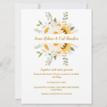 Casamento de Flor Amarelo e Branco da IVANA Elegan