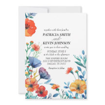 Casamento de flor selvagem