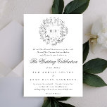 Convite Casamento de Florais Botânicos Clássicos do Monogr<br><div class="desc">Monograma Clássico Florais Botânicos Convidando QUALQUER CONSULTA,  POR FAVOR,  NÃO HESITE DE ME CONTATAR.</div>