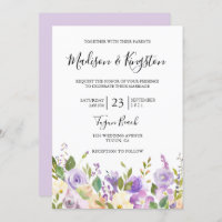 Casamento de Flores de Champanhe Violeta-Roxo Eleg